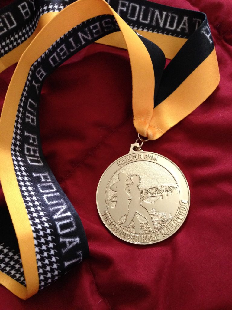 Medal designed by students in Laura Lineberry's class.