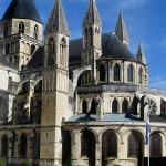 The Church of St. Etienne in Caen, France