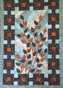 Quilt by West Alabama Quilters Guild for More Quilting, Carving, and Printing Too! exhibition for Wellness Walls For Art