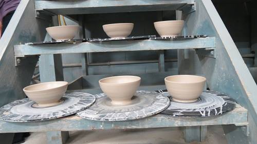 UA ceramic students are making 100 bowls to donate to UPC's Empty Bowls event this year!
