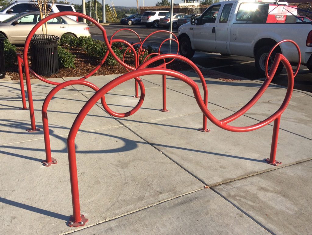 Bike Racks at 4th and 23rd designed by Alli Sloan