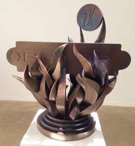 Sculpture by Eric Nubbe and Craig Wedderspoon for Nucor Charity Auction 2016.
