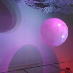Lighting tests for Jamey Grimes, “Eclipse,” The New Gallery, Austin Peay State University, 2017