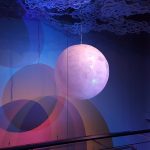 Lighting tests for Jamey Grimes, “Eclipse,” The New Gallery, Austin Peay State University, 2017