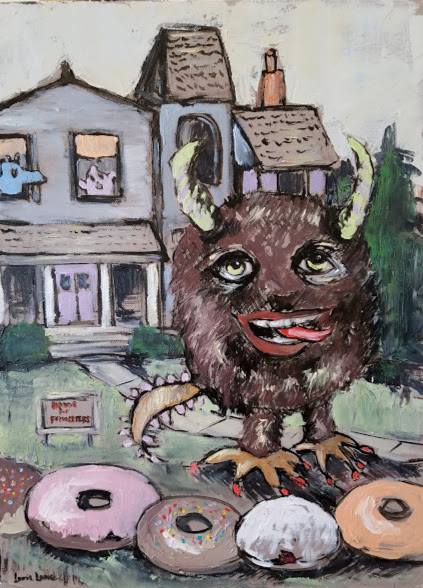 "Doughnut Monster" by Lorrie Lane for the Monster Makeover.