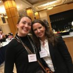 ARH alumna and new Ph.D. Dr. Laura Lake Smith with Dr. Rachel Stephens at SECAC Birmingham in Oct. 2018.