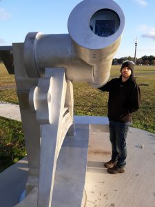 Eric Nubbe, Kaleidoscope, installed in Snow Hinton Park, Tuscaloosa. Nov. 2108.