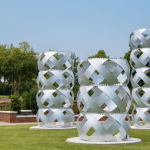 Craig Wedderspoon, "Oval," in the 2018 exhibition "Art in the Garden: The Inaugural Sculpture Garden Installation" at the Montgomery Museum of Fine Arts, Montgomery, Ala.