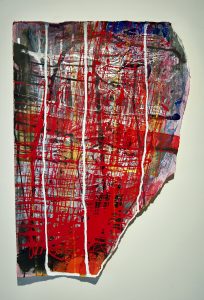 abstract mixed media painting