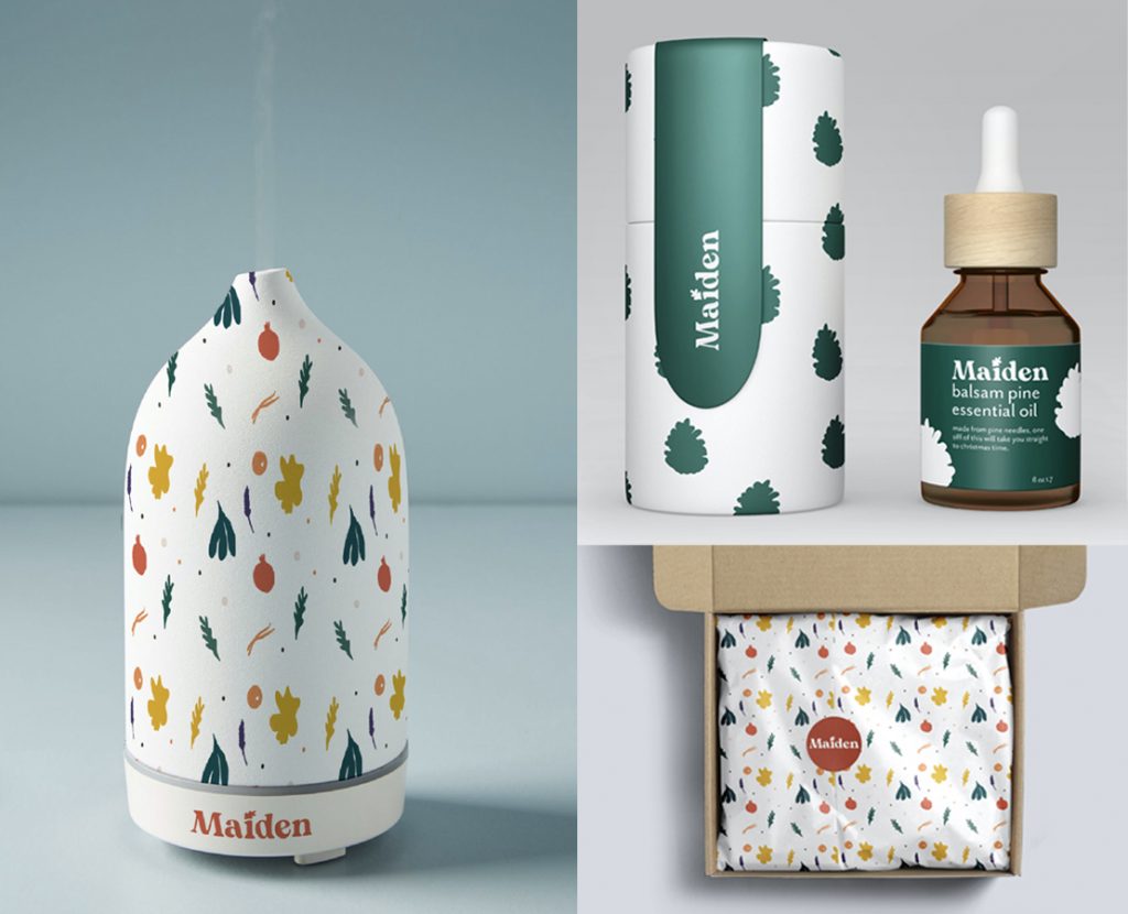 package design for Maiden products
