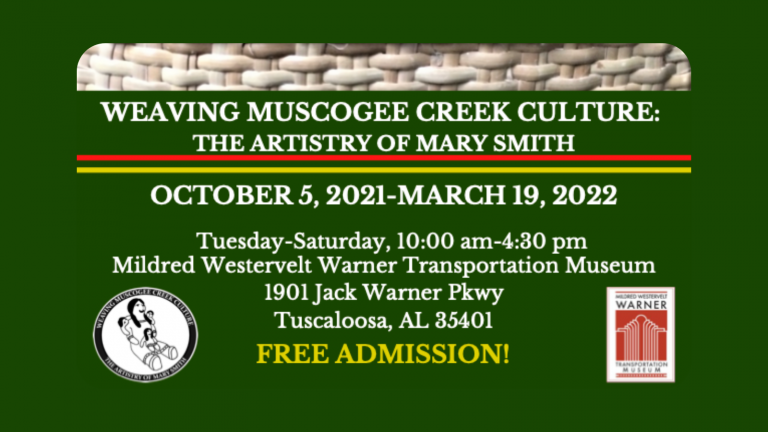 poster for "The Artistry of Mary Smith" exhibition.